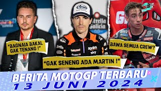 Vinales Gak Suka Martin ke Aprilia🤬Marquez Bakal Bikin Bagnaia Gugup😵‍💫Acosta Ikuti Langkah Rossi [upl. by Grassi]