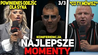 MOCARNY PANEL  KONFERENCJA PRIME MMA 9  NAJLEPSZE MOMENTY 33 [upl. by Iveson]