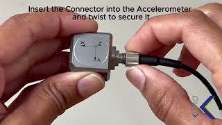 The correct way to connect a Triaxial Accelerometer [upl. by Notneb]