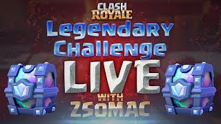 Legendary Challenge Elsőre 12 WIN  Trophy Push  Clash Royale Magyarul [upl. by Carissa]