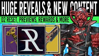 Destiny 2 MAJOR REVENANT REVEAL amp CONTENT UPDATES New Loot Echoes Finale Nightfall More 1 oct [upl. by Sharona964]