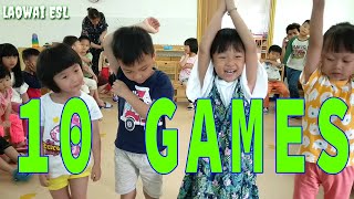 10 ESL games  simple activities kindergarten [upl. by Koslo]