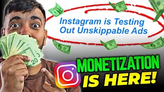 Instagram Monetization is HERE  Make Money on Instagram [upl. by Gerianne]