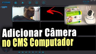 COMO CONFIGURAR CÂMERA YOOSSE NO CMS NO COMPUTADOR COMPARTILHAR CAMERA NO PC [upl. by Suinotna]