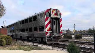 Some Metra trains at Elgin 111224 [upl. by Arthur]