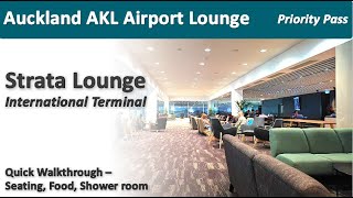 AKL Airport  Strata Lounge Auckland International Terminal  Priority Pass [upl. by Zirtaeb]