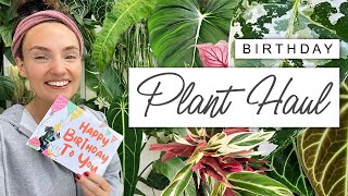 Birthday Plant Haul 🥳 WISHLIST Plants Galore 🌱 [upl. by Oliric151]