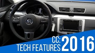 2016 Volkswagen CC Tech Features [upl. by Duston]