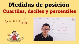 Cuartiles deciles y percentiles Introducción y ejemplos Medidas de posición relativa [upl. by Podvin]