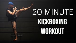 20 Min Kickboxing Workout  Cardio Kickboxing  No repeats [upl. by Eema299]