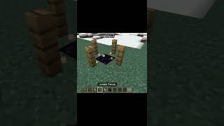 Nether Fences power minecraft shortvideo viral [upl. by Micheil]