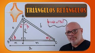 SAIBA TUDO  TRIÂNGULOS RETÂNGULOS [upl. by Halil]