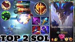 Wild Rift Aurelion Sol  Top 2 Aurelion Sol Gameplay Rank Challenger [upl. by Eiduam]