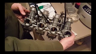 1978 Suzuki GS550E Carb Clean Rebuild [upl. by Llerrad]