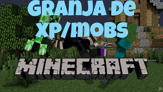 Granja de XPMOBS Minecraft Bedrock 121 [upl. by Lagiba]