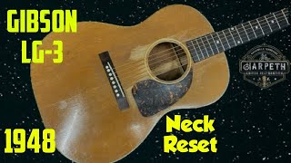 Neck Reset 1948 LG3 Gibson [upl. by Malo]