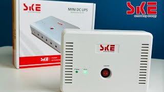 ওয়াইফাই ইন্টারনেট চলবে কারেন্ট ছাড়াই  wifi  ups  Ske Mini Dc Ups review bangla [upl. by Zavras]