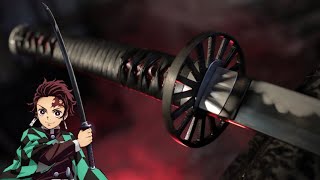 Making Tanjiros Katana from Demon Slayer [upl. by Aihtebat62]