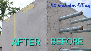 Wallseal 99  How to fill pinholes on reinforced concrete [upl. by Acinor]