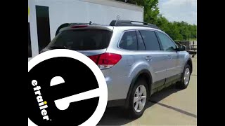 etrailer  Trailer Hitch Installation  2014 Subaru Outback Wagon [upl. by Eaj]