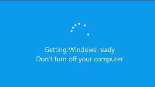 Best Way to Fix quot getting windows ready dont off your computerquot shorts [upl. by Cirek]