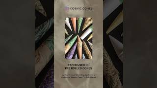 Discover To Paper Used in Pre Rolled Cones Filters cosmiccones prerolledcones smokingcones [upl. by Pascia]