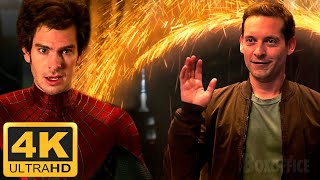 Andrew Garfield Spider Man meets Tobey Maguire Spider Man in No Way Home 2021 [upl. by Hawkins230]