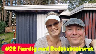 22 Sådan renoveret vi redskabsskuret [upl. by Hgielak]