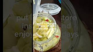 How to make sweet and spicy pickled mangoes or burong mangga [upl. by Kutchins]