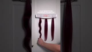 3 flat iron styling techniques to practice hairstyling waves chloeswiftstylist [upl. by Flori954]