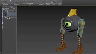 3Ds Max Rigging a Simple Character 0110 [upl. by Avenej757]