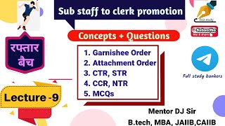 Lecture9  Garnishee amp Attachment Order FIUInd reports  fullstudy1993 [upl. by Wanfried]