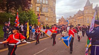 Fallin Crown Defenders Flute Band  Stirling Protestant Boys FB Annual parade 15thJune 2024 [upl. by Hsakiv]