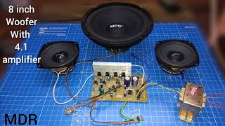 41 amplifier with 8 inch woofer [upl. by Moonier]