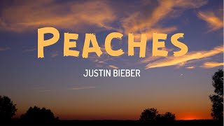 Justin Bieber  Peaches Acoustic Lyrics [upl. by Naji]