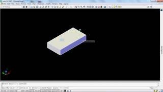 cara extrude autocad 3d [upl. by Notsua]