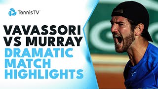 Andy Murray vs Andrea Vavassori Dramatic Match Highlights  Madrid 2023 [upl. by Mit475]