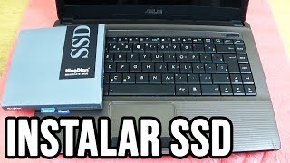 Como instalar SSD em qualquer notebook com SATA  formatar e instalar o Windows  Trocar HD por SSD [upl. by Farl]