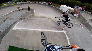 Full lap around the BMX track in Besançon with Niek Kimmann [upl. by Ferdinana824]