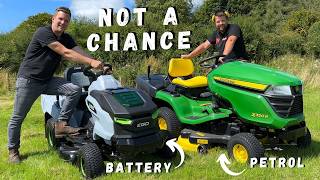 Is a Battery EGO Ride On Garden Tractor as GOOD as a Premium Petrol John Deere Mower [upl. by Hedda]