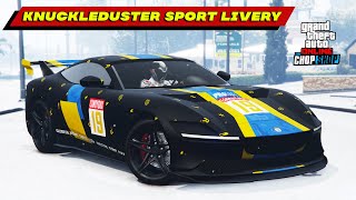 GTA 5 Online NEW SPECIAL LIVERY for Grotti Itali GTO Stinger TT  Knuckleduster Sport Livery Reveal [upl. by Karame]