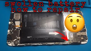 Huawei P10 Battery Replacement Swollen battery doyfixphone [upl. by Laup]