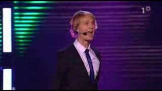 Melodifestivalen 2008  Björn Gustafsson läser en dikt [upl. by Carmita]