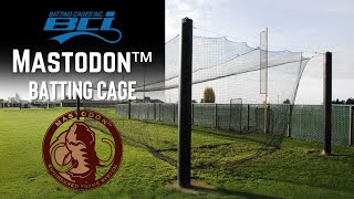 Mastodon™️ Batting Cage  Batting Cages Inc [upl. by Yelyk]