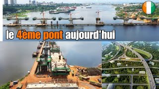 LE 4ÈME PONT DABIDJAN AUJOURDHUI  juiellet 2021 [upl. by Adnolaj]