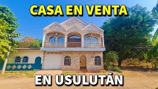 SE VENDE CASA DE 5 HABITACIONES y 2 NIVELES en USULUTAN El Salvador [upl. by Tham]