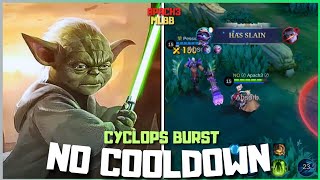 Cyclops The No Cooldown Burst Mage BUILD Must Try  Mobile Legends [upl. by Halimaj392]