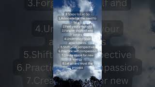 8 Keys to Letting Go faith motivation selfimprovement love life support success shorts [upl. by Erna]