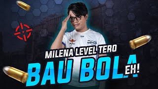 MILENA TERO LEVEL BAU BOLA EH  PUBGM MONTAGE [upl. by Akinas]