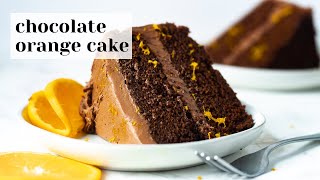 Chocolate Orange Cake Recipe  Moist Chocolate Cake with Orange [upl. by Risay761]